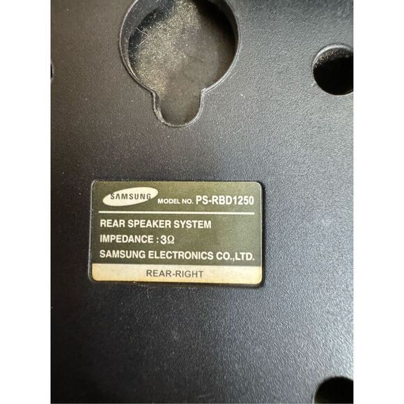 SET OF 5 Samsung Surround Sound HOME THEATER Speakers PS-RBD1250 FBD1250 CBD1250 - Picture 4 of 16